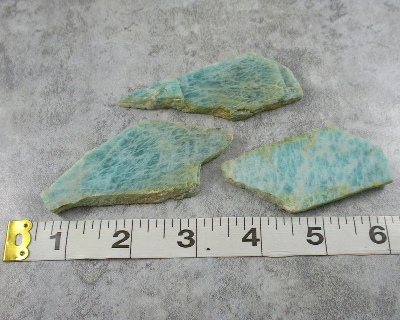 Amazonite Stone Slice 1pc J026