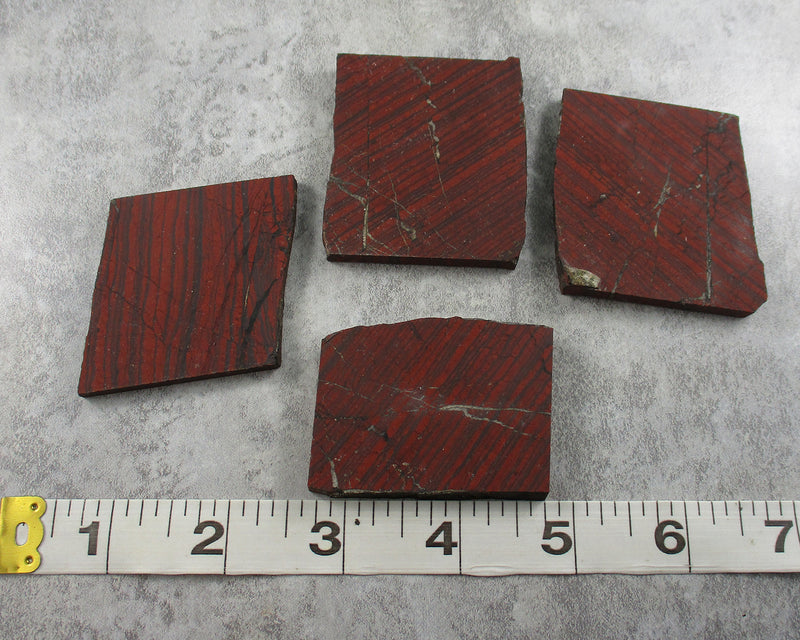 Red Banded Jasper With Hematite Stone Slice 1pc J029