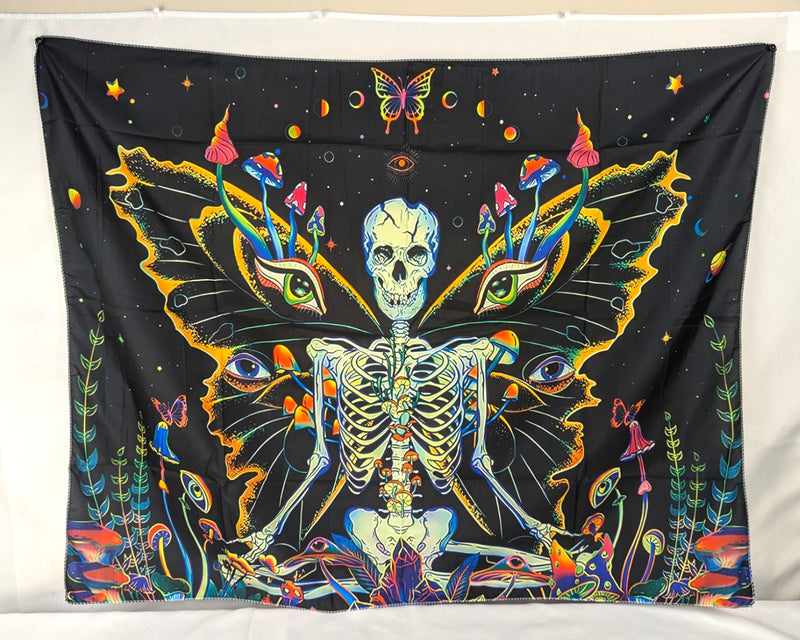 Butterfly Skeleton Tapestry 37"x30"  (4023)