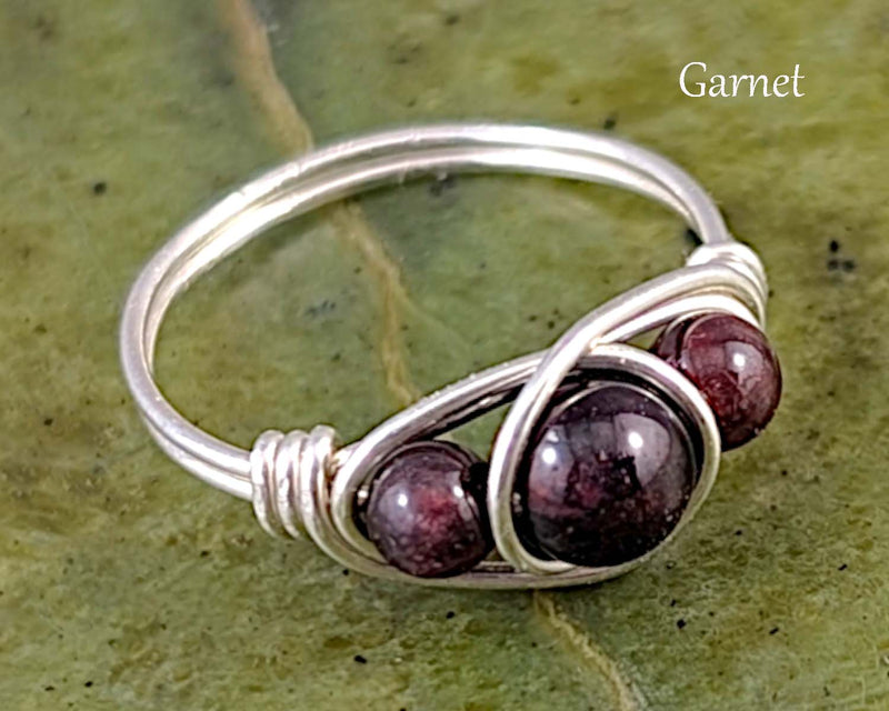 35% OFF!  ON SALE!  Tegan's Hand Crafted Wire Wrap Rings!
