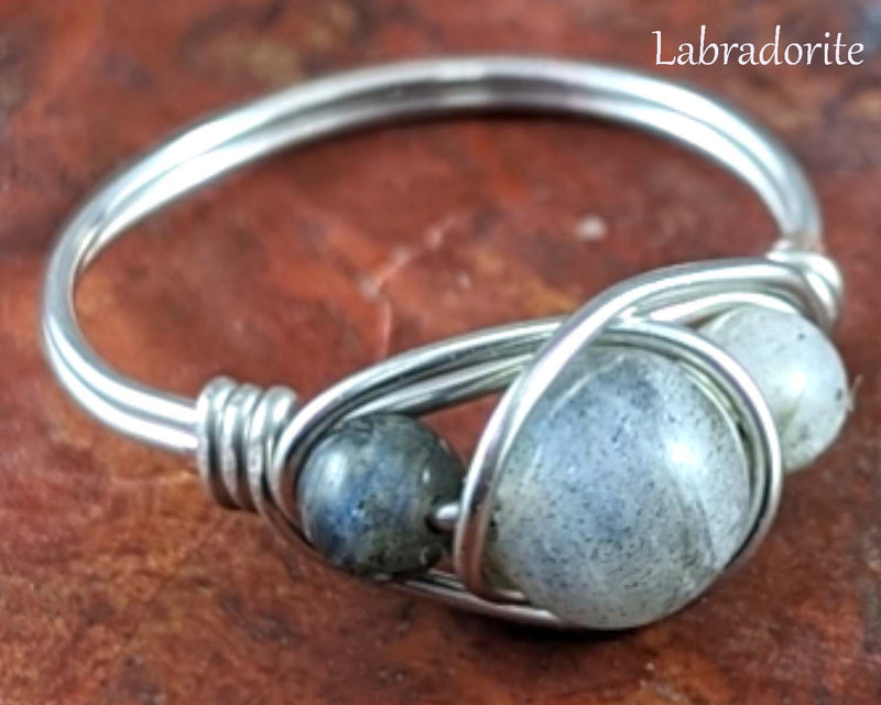 35% OFF!  ON SALE!  Tegan's Hand Crafted Wire Wrap Rings!
