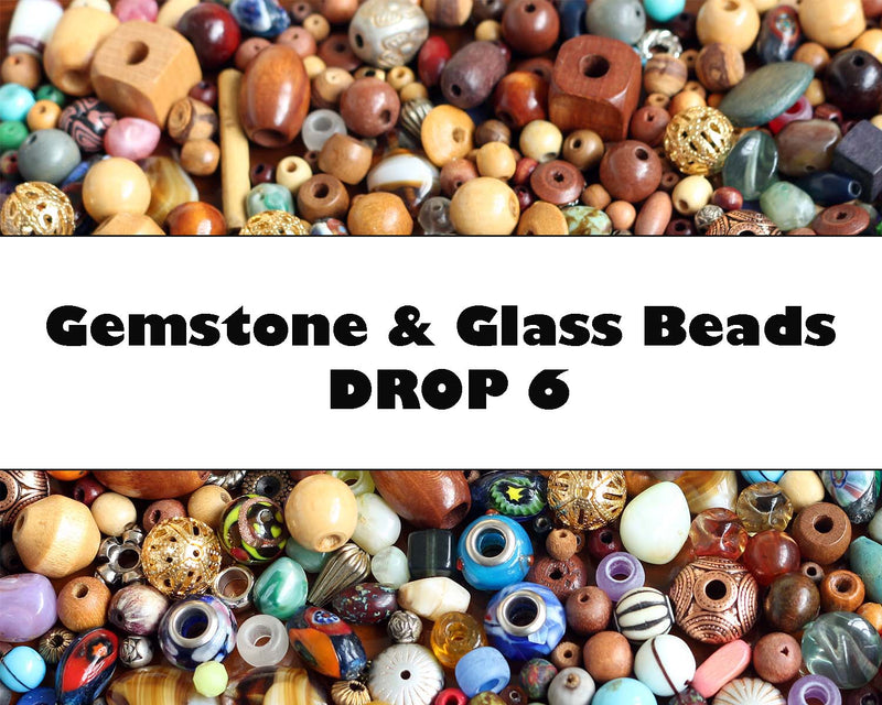 Gemstone & Glass Beads - Drop 6