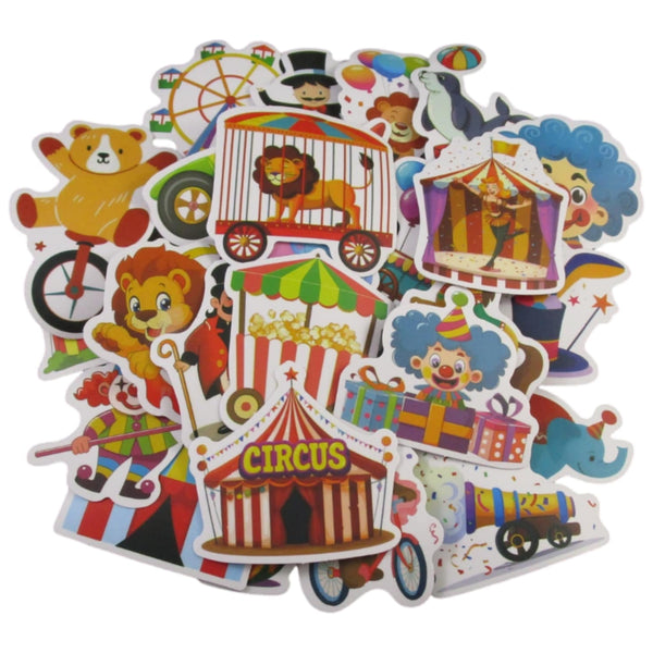 Haooryx 300pcs Circus Animal Scene Sticker Roll DIY Haooryx 300pcs ...