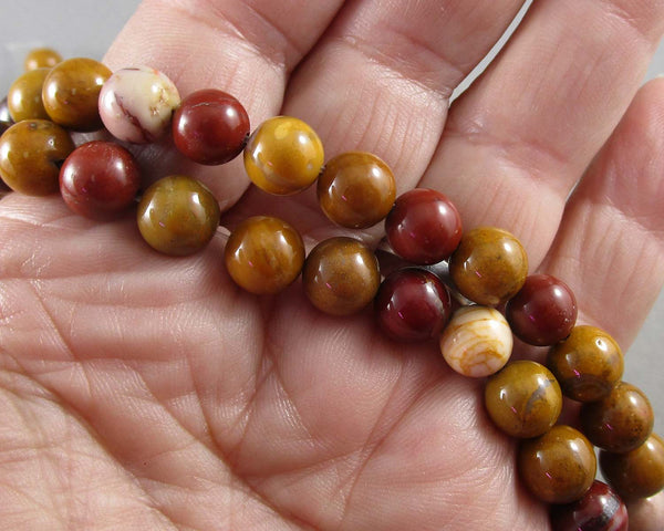 Mookaite Jasper Beads Round Various Sizes