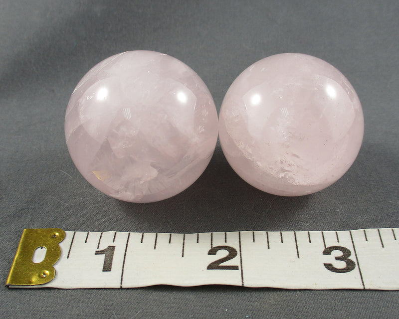 Rose Quartz Crystal Sphere 1.5" 1pc J001