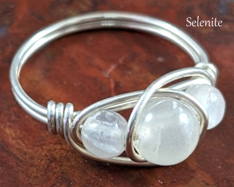 35% OFF!  ON SALE!  Tegan's Hand Crafted Wire Wrap Rings!