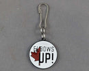 Elbows Up Canada Key Chain / Zipper Pull 1pc J027