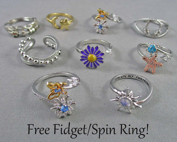 FREE Fidget / Spin Ring with $50 Purchase!