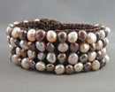 Pearl Gemstone Bracelet (Vintage) H003-8