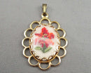 Petit Point Pendant (Vintage) H003-9