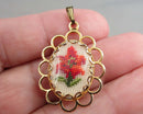 Petit Point Pendant (Vintage) H003-9