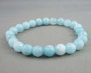 Aquamarine Faceted Gemstone Bracelet (Vintage) H003-13