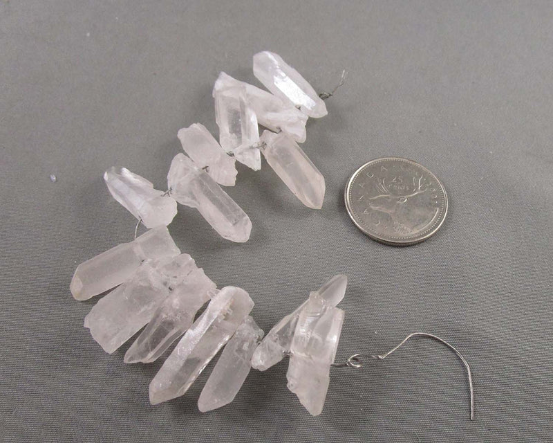 Clear Quartz Crystal Points (Drilled) (C110)