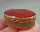 RARE!  Antique Agate Pill / Snuff Box (Vintage) H003-20