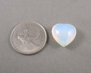 Opalite Gemstone Hearts 15mm 2pcs C050