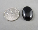 Obsidian Cabochon 2pcs 25x18mm (C599)