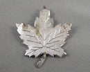 925 Sterling Silver Maple Leaf Brooch (Vintage) H003-24