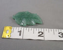 Aventurine Gemstone Leaf (Drilled) 1pc C495