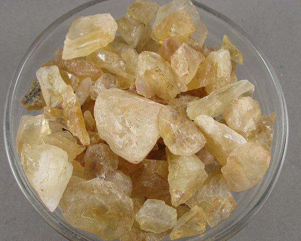 Citrine Crystal Chips Raw 100 grams (H042)
