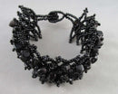 Black Obsidian Bracelet (Vintage) H069-12