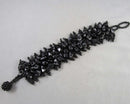 Black Obsidian Bracelet (Vintage) H069-12