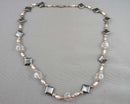 Hematite Gemstone Necklace (Vintage) H125-22