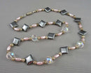 Hematite Gemstone Necklace (Vintage) H125-22