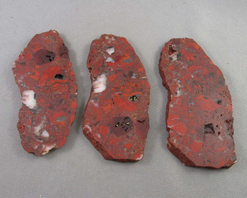 Red Jasper Brecciated Stone Slice 1pc Z018