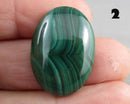 You Choose!  Malachite Gemstone Cabochon 25x18mm