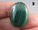 You Choose!  Malachite Gemstone Cabochon 25x18mm
