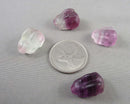 Rabbit Rainbow Fluorite Bead (Drilled) 1pc Z101