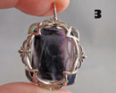 You Choose!  Rainbow Fluorite Gemstone Pendant