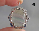 You Choose!  Rainbow Fluorite Gemstone Pendant