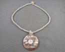 Abalone Shell Pendant Necklace H045-7