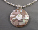 Abalone Shell Pendant Necklace H045-7