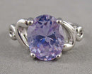 Amethyst CZ Ring Size 6 (Vintage) H131-10