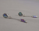 Abalone Shell Gemstone Earrings H131-17