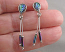 Abalone Shell Gemstone Earrings H131-17