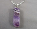 Amethyst Gemstone Pendant Necklace H131-19