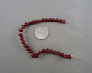 Carnelian Bead Strand Round Various Sizes
