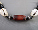 Shell & Carnelian Necklace H045-20