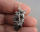 Campo del Cielo Meteorite Pendant 925 Sterling Silver B063-1