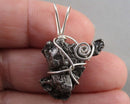 Campo del Cielo Meteorite Pendant 925 Sterling Silver B063-3