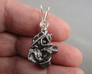 Campo del Cielo Meteorite Pendant 925 Sterling Silver B063-5