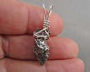 Campo del Cielo Meteorite Pendant 925 Sterling Silver B063-6