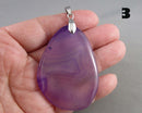 You Choose! Agate Gemstone Pendant