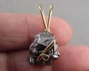 Campo del Cielo Meteorite Pendant 14K YGF B020-1