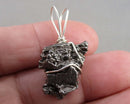 Campo del Cielo Meteorite Pendant 925 Sterling Silver B020-2