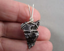 Campo del Cielo Meteorite Pendant 925 Sterling Silver B020-3