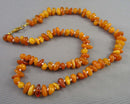 RARE! Baltic Amber Gemstone Necklace (Vintage) H132-2